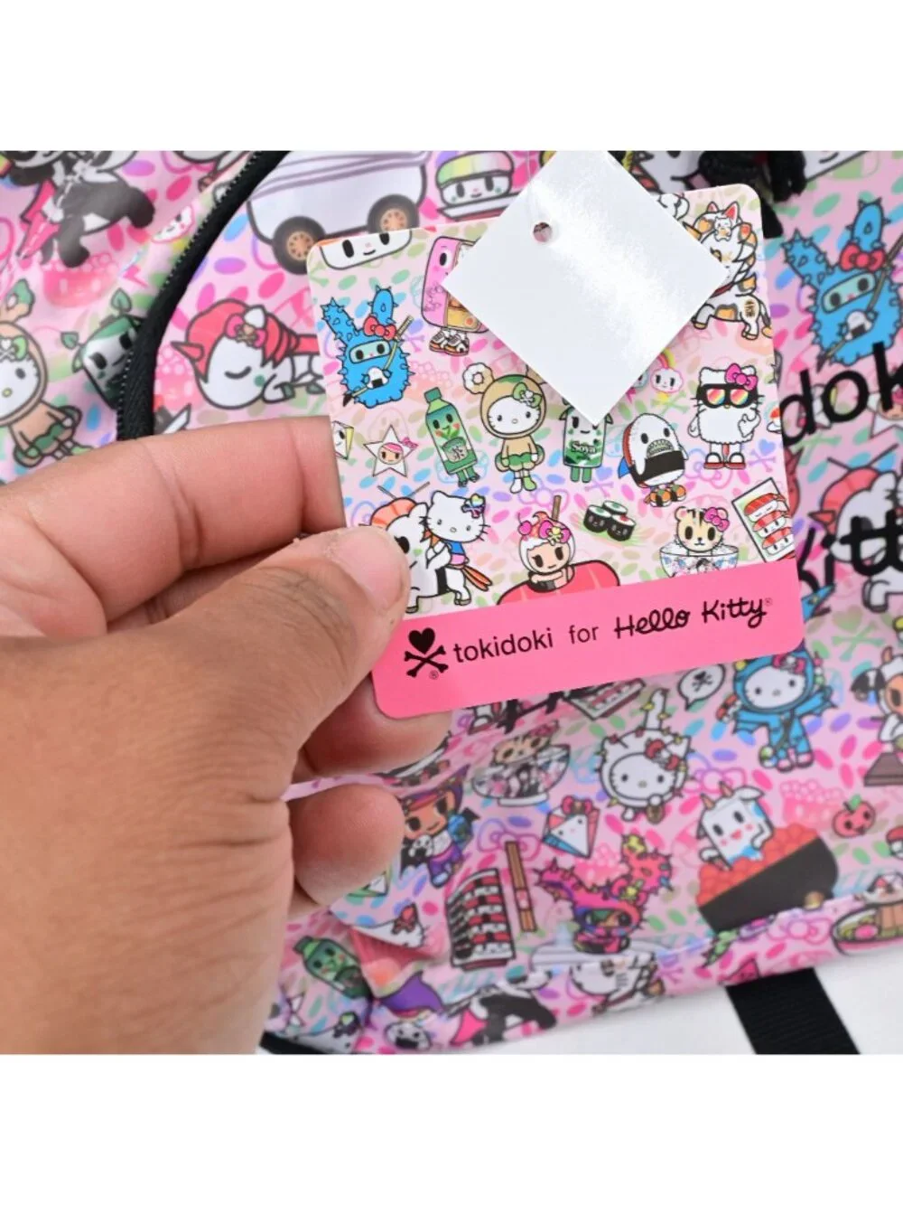 Tokidoki x Hello Kitty Sanrio Backpack Pink Kawaii Character Bag New